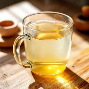 お湯に溶かしてはちみつ湯